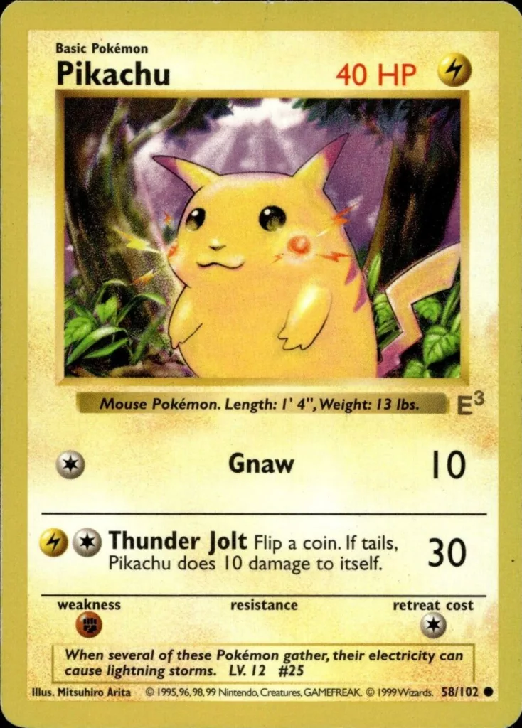 Pikachu [E3 Red Cheeks] 1999 - Base Set (English)