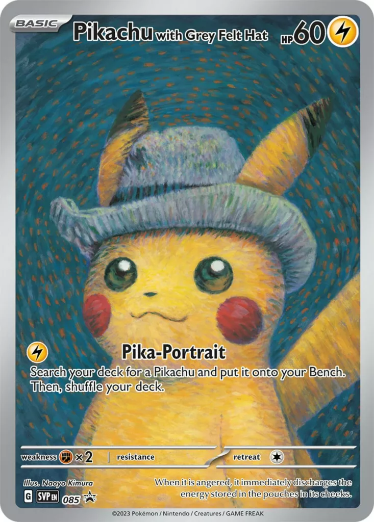 Pikachu with Grey Felt Hat 2023 - Pokémon Promo (English)