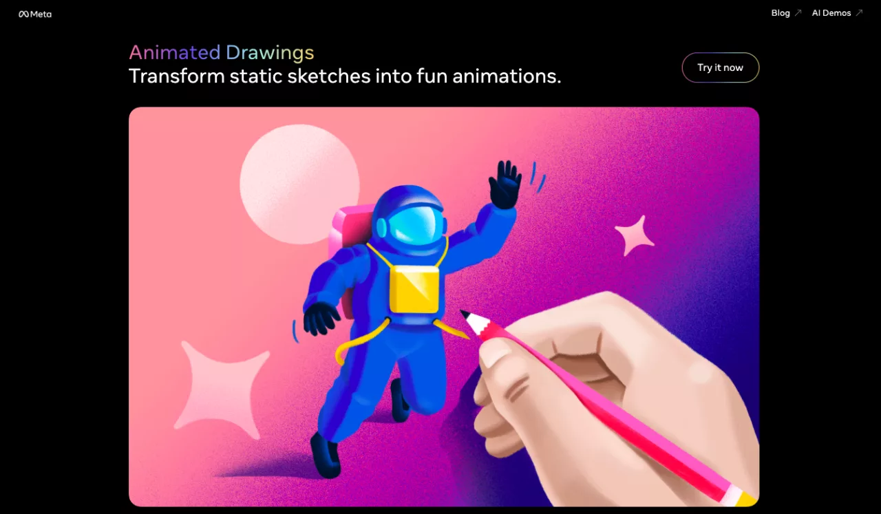 meta animated drawing ai